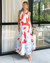 Load image into Gallery viewer, Agustina Maxi Dress - Blue Multi