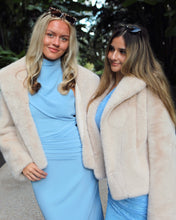 Load image into Gallery viewer, Jaz Fur Coat - Beige