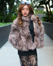 Load image into Gallery viewer, Isa Fur Coat - Mocha