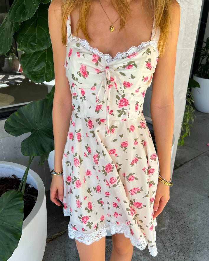 Millie Mini Dress - Cream