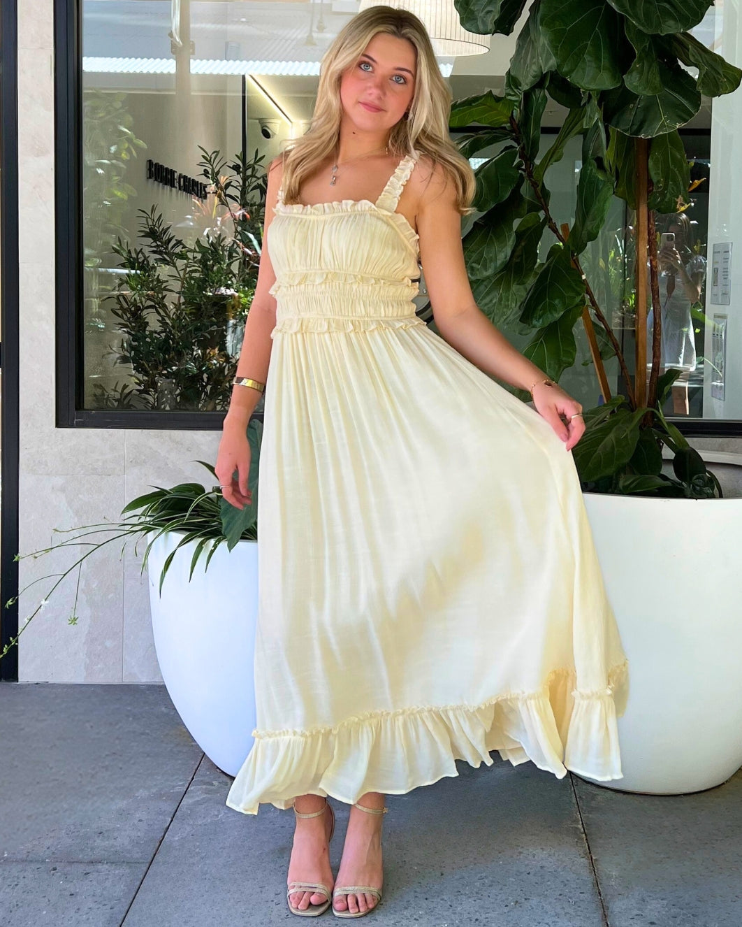 Measha Maxi Dress - Butter