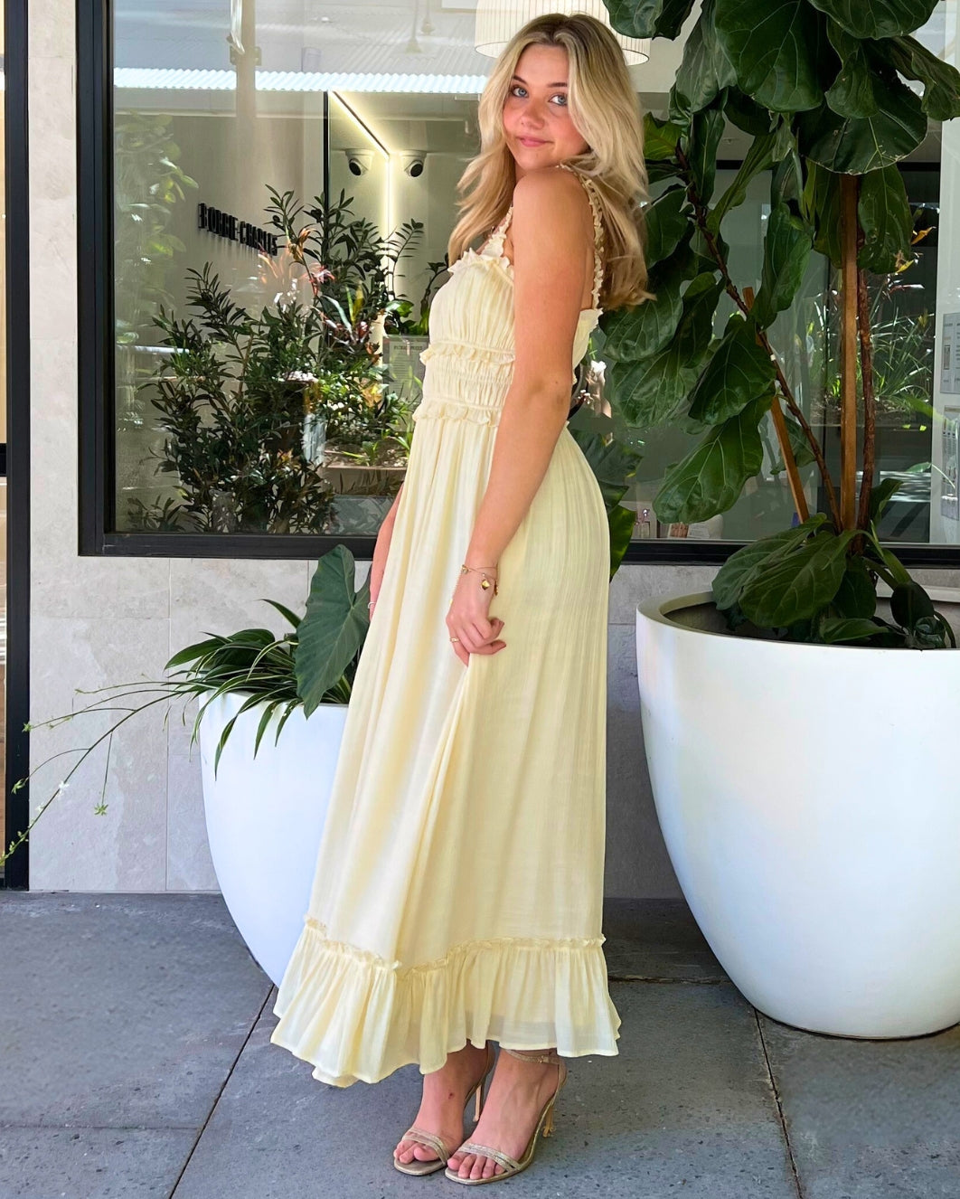 Measha Maxi Dress - Butter