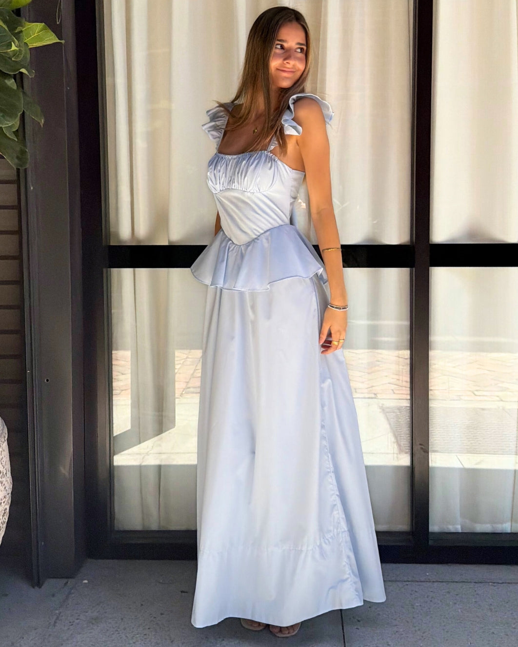 Selene Maxi Dress - Blue