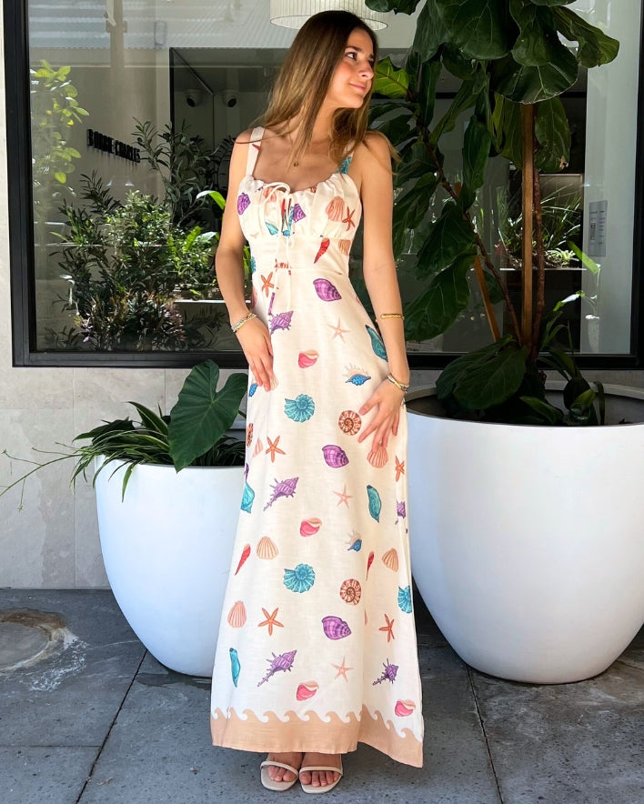 Shelly Maxi Dress - White