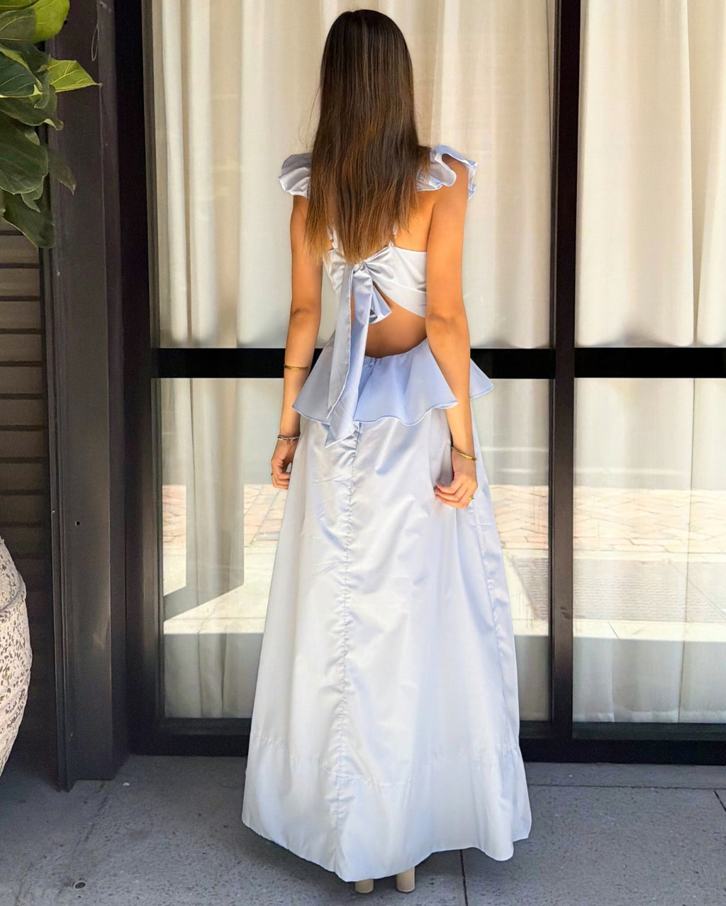 Selene Maxi Dress - Blue