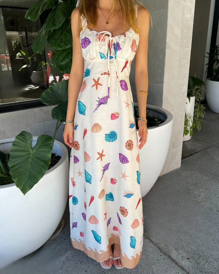 Shelly Maxi Dress - White