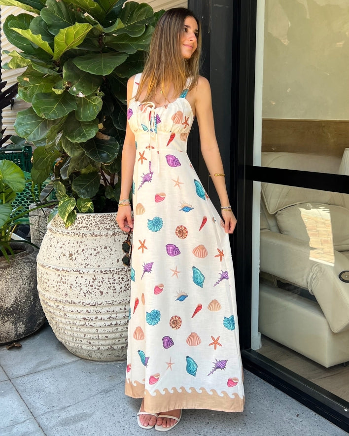 Shelly Maxi Dress - White