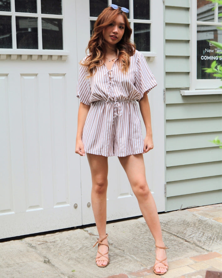 Willow Playsuit - Chocolate