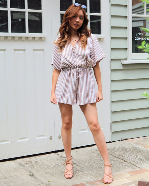 Willow Playsuit - Chocolate