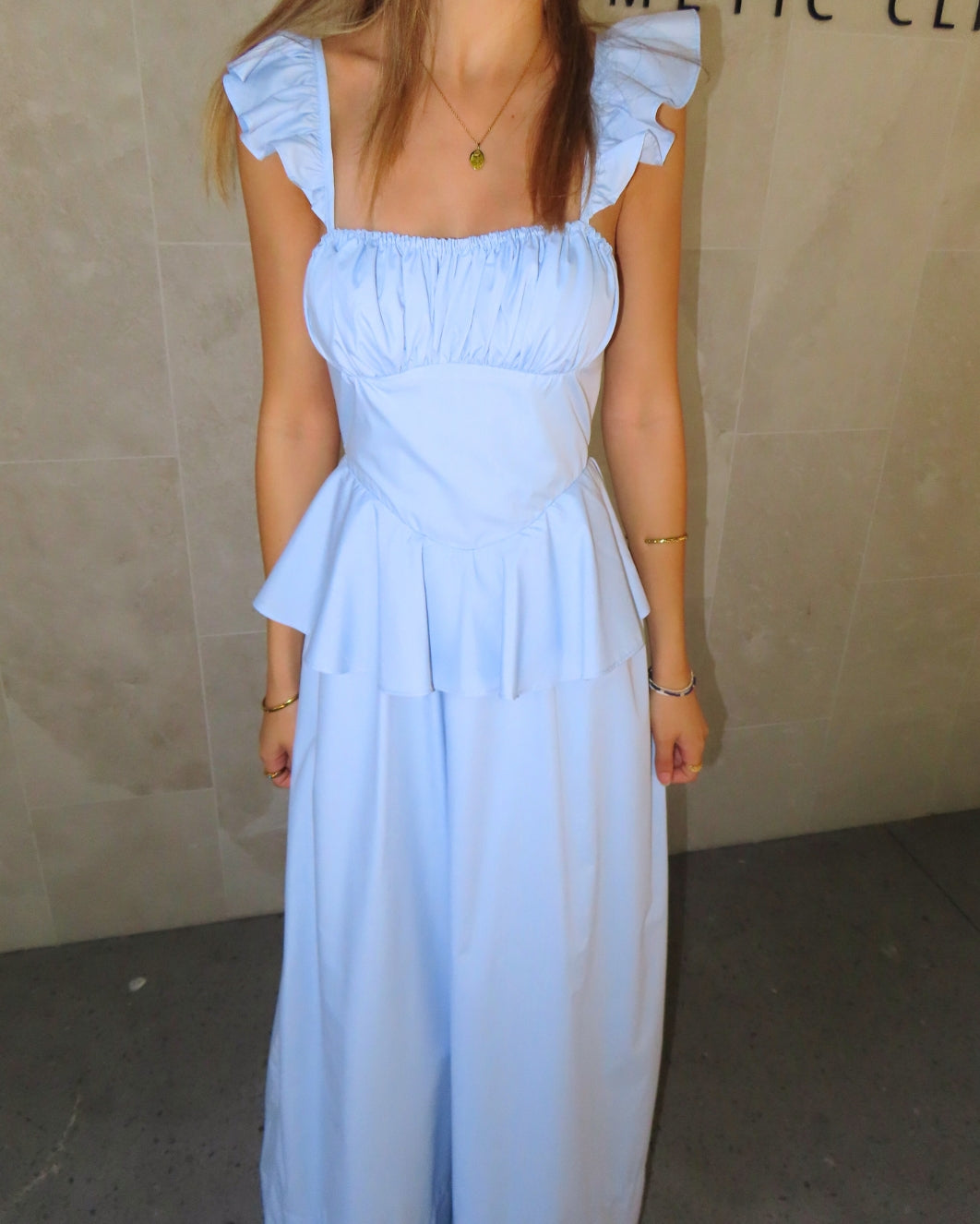 Selene Maxi Dress - Blue