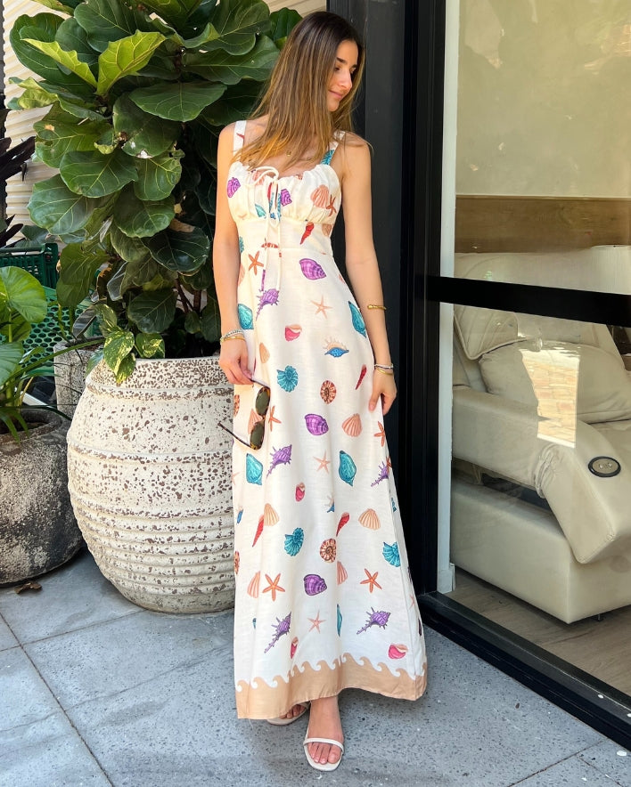 Shelly Maxi Dress - White
