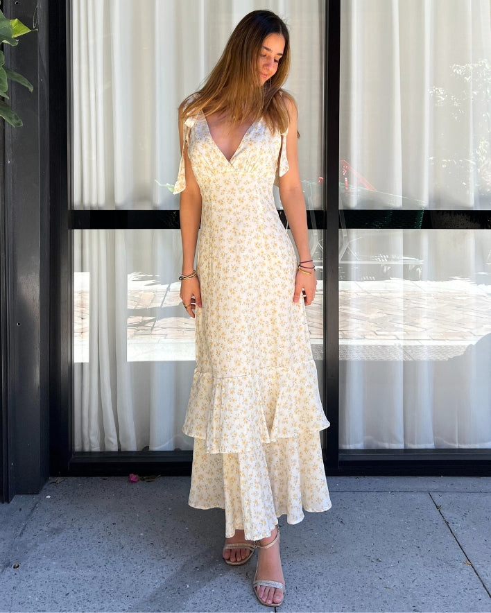 Ophelia Maxi Dress - Yellow