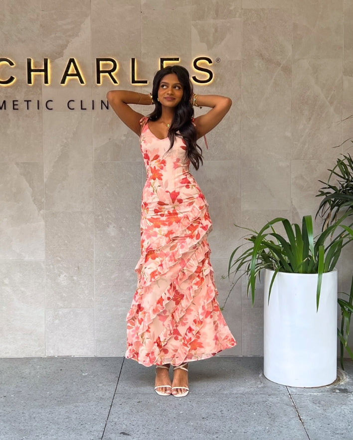 Gema Maxi Dress - Red