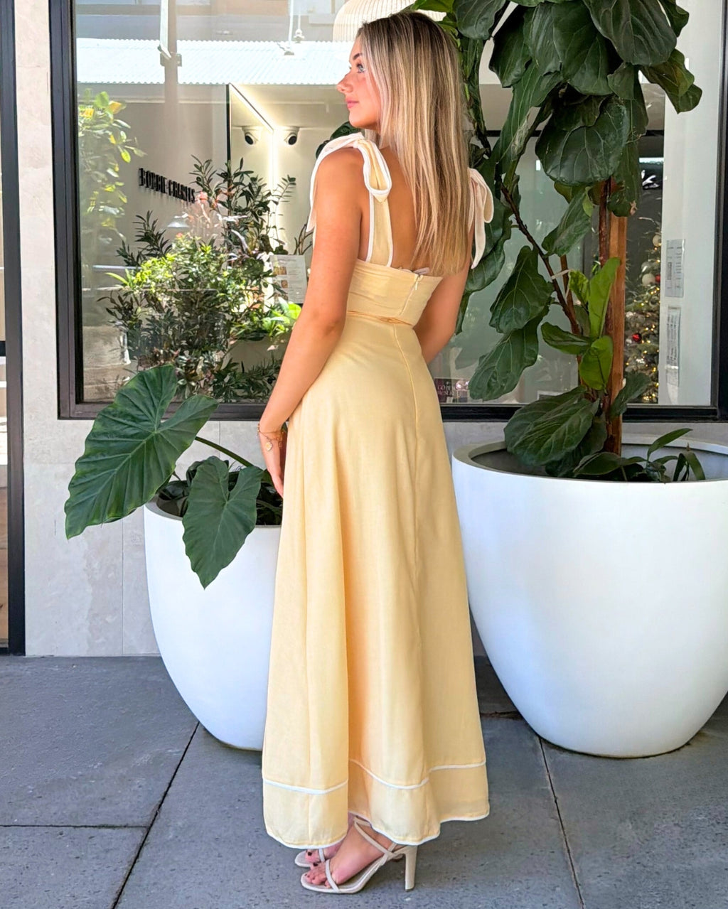 Florina Maxi Dress - Yellow