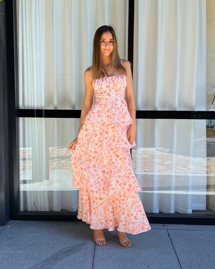 Marzia Maxi Dress - Orange