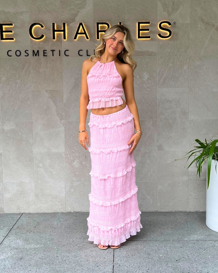 Scarlett Set Skirt - Pink