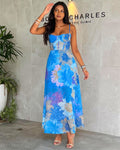 Radha Maxi Dress - Blue
