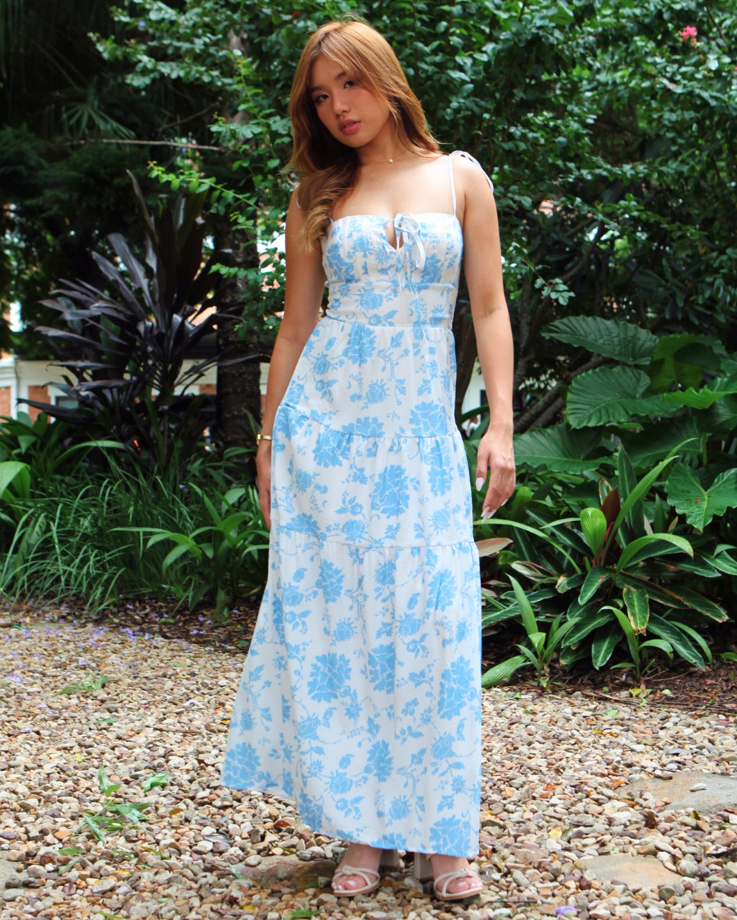 Mae Maxi Dress - Blue