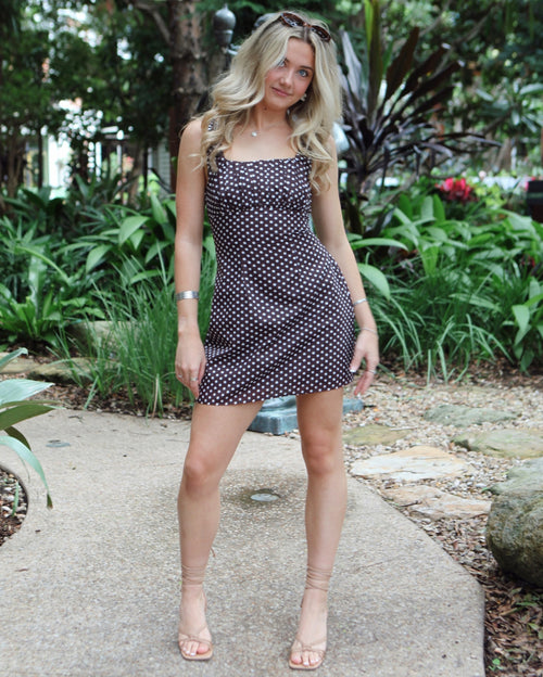 Leola Polka Dot Mini - Chocolate