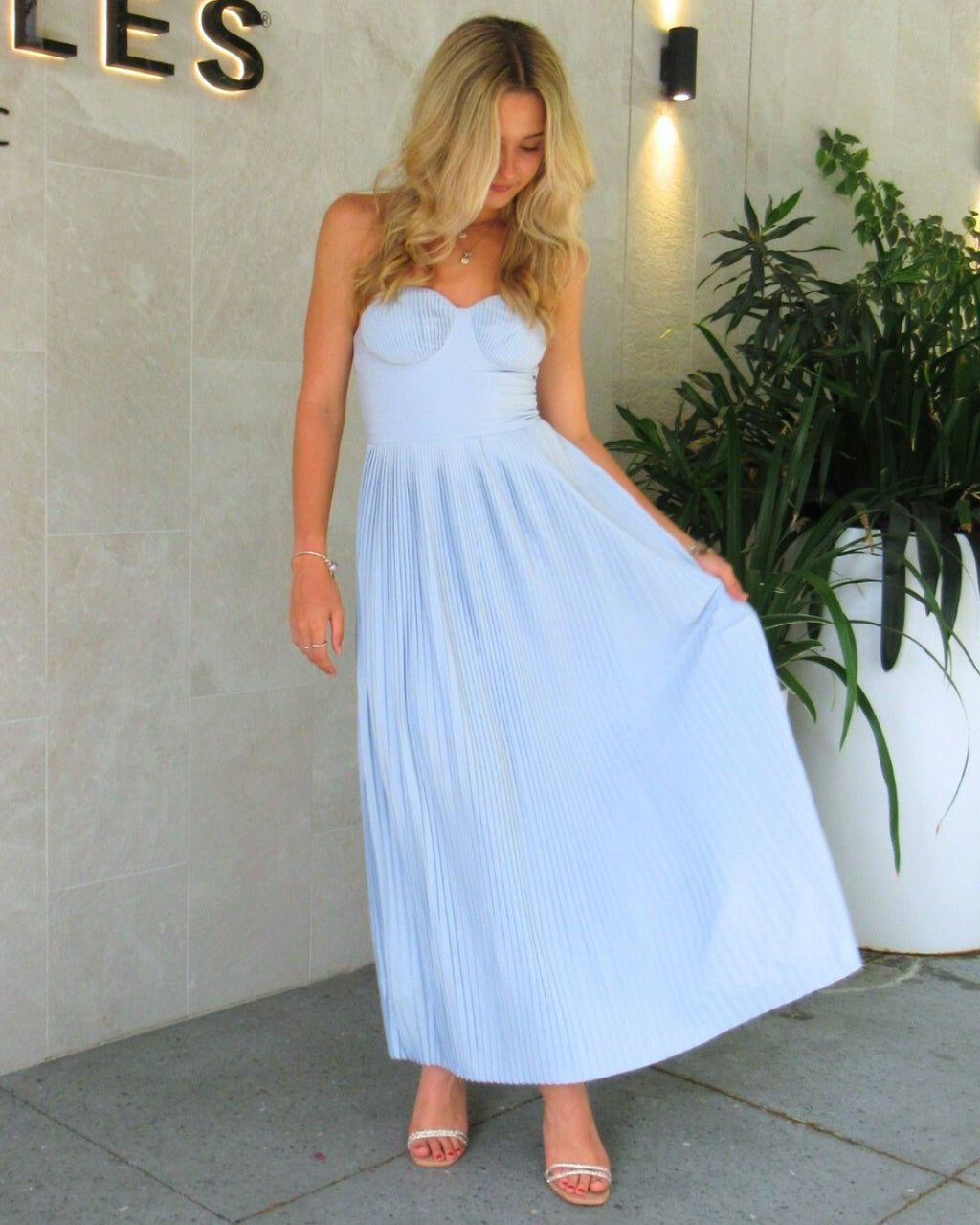 Esme Maxi Dress - Blue