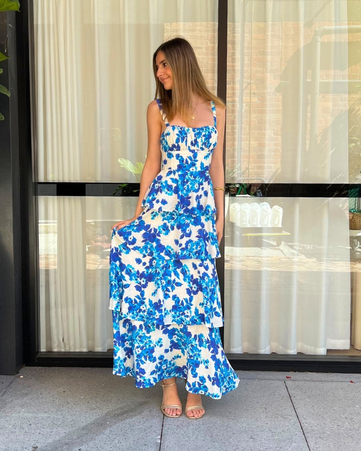 Marzia Maxi Dress - Navy