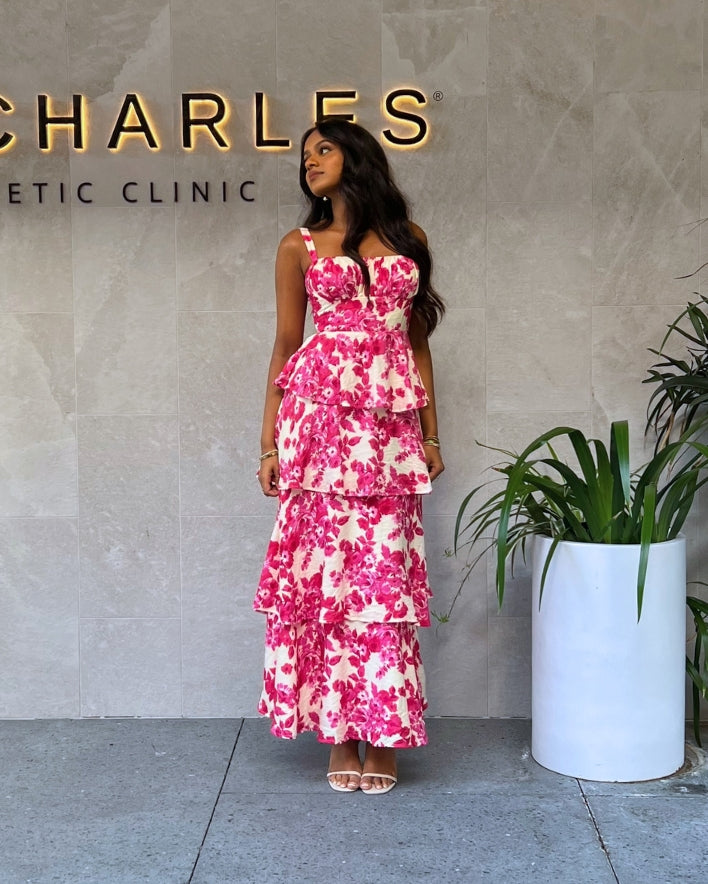 Marzia Maxi Dress - Fuchsia