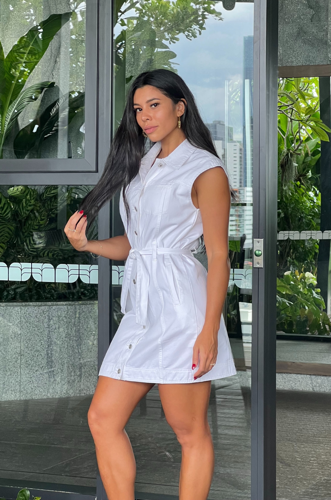 Kade Mini Dress - White