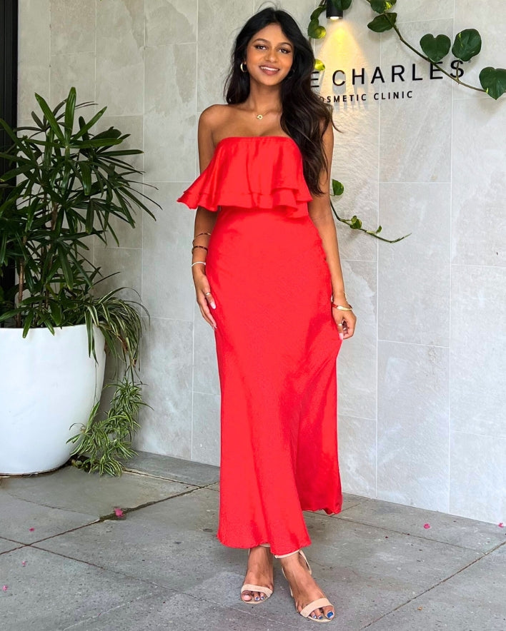 Jessica Maxi Dress - Red