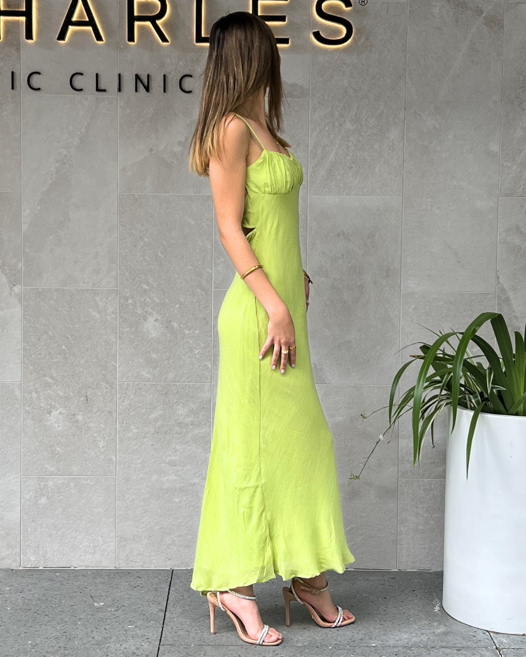 Lovissa Maxi Dress - Lime
