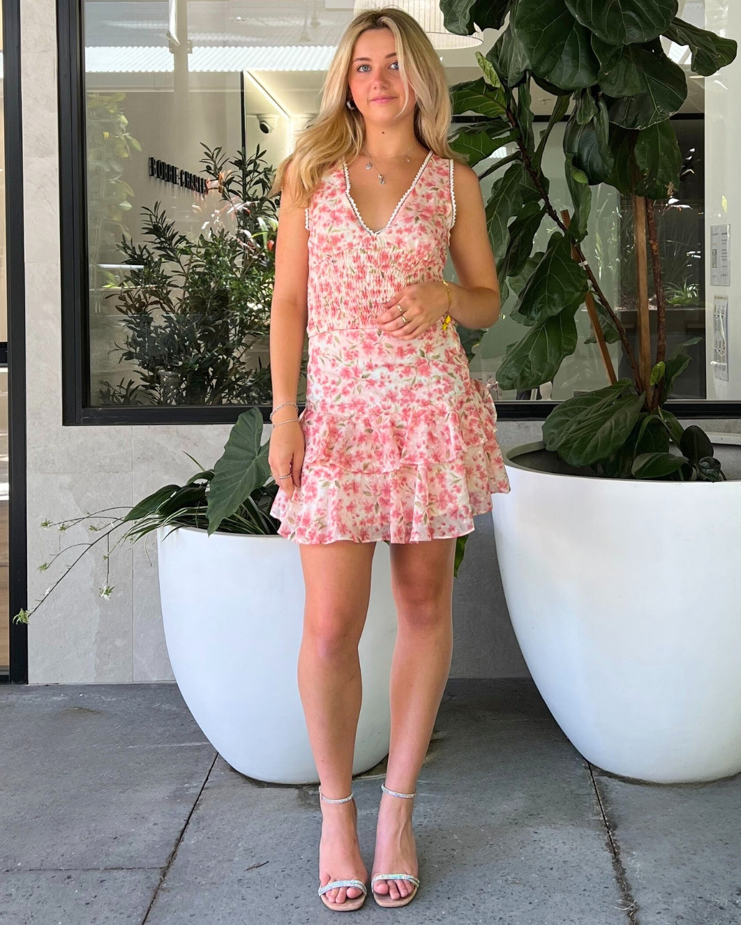 Coral Set Skirt - Pink