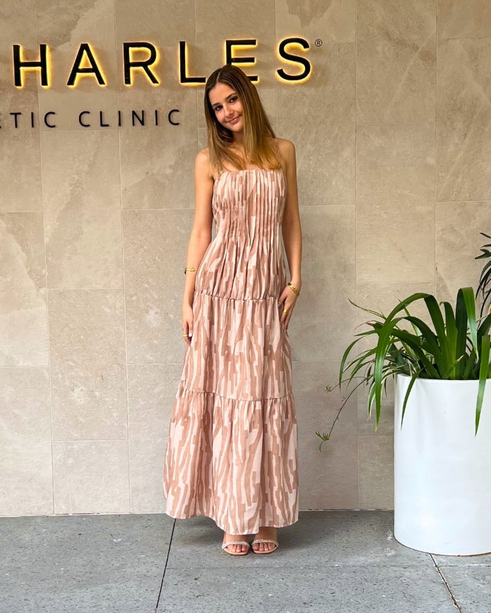 Calliope Maxi Dress - Coffee