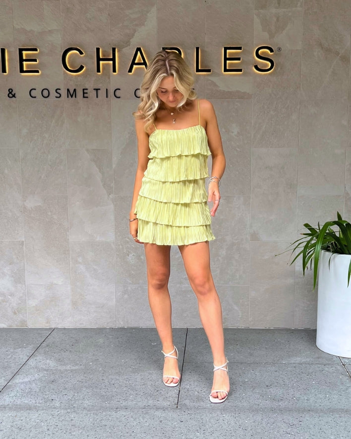 Brea Mini Dress - Sage