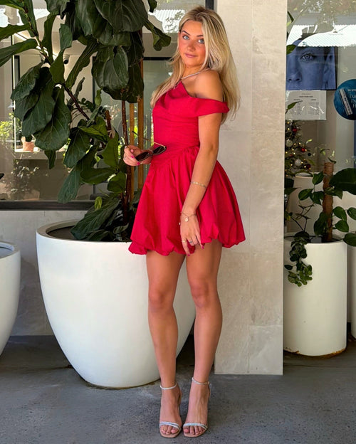Meya Mini Dress - Red