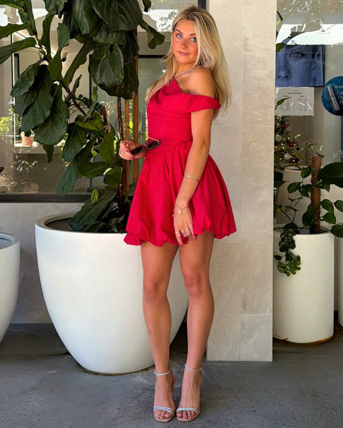 Meya Mini Dress - Red