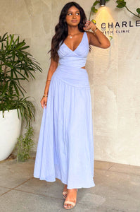 Matea Maxi Dress - Blue