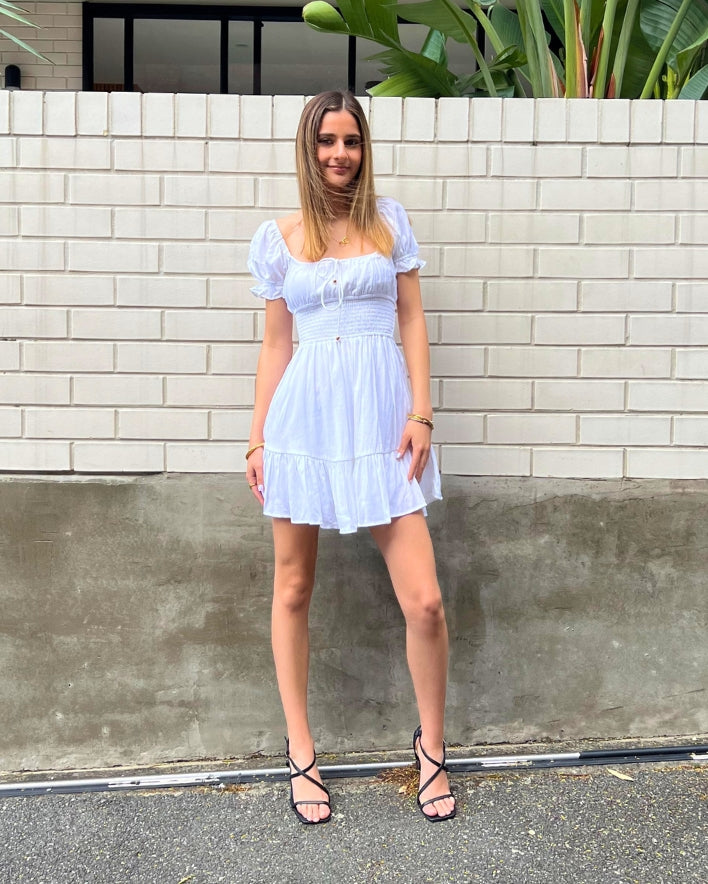 Jorja Mini Dress - White
