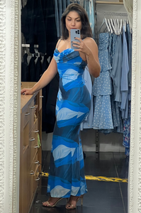 Cora Maxi Dress - Blue