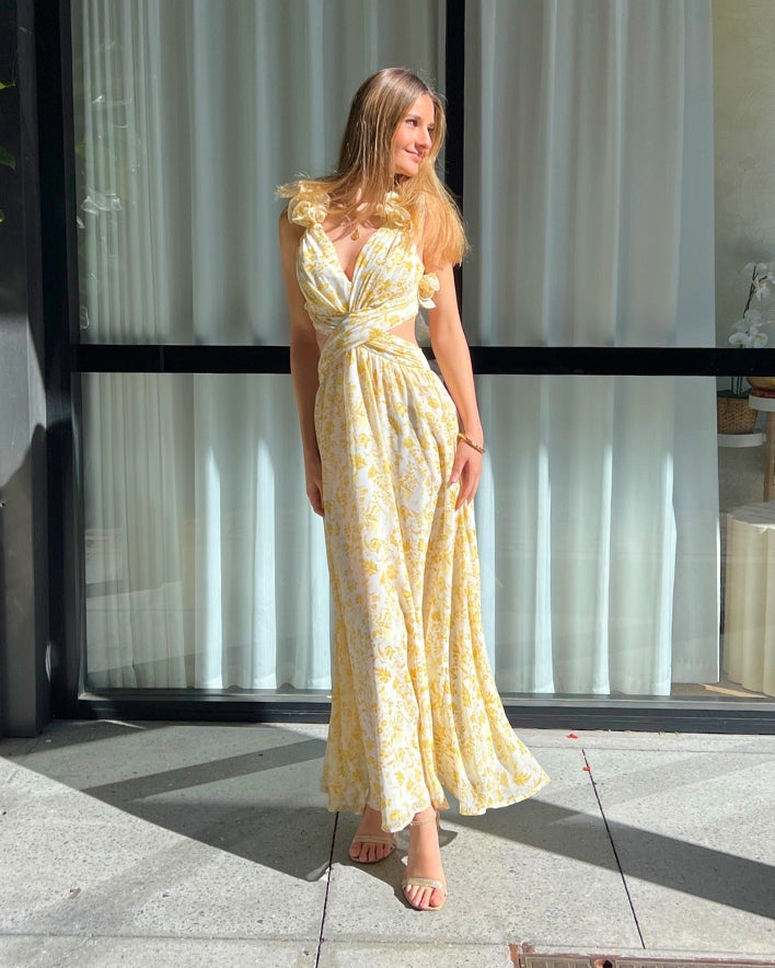 Omni Maxi Dress - Yellow