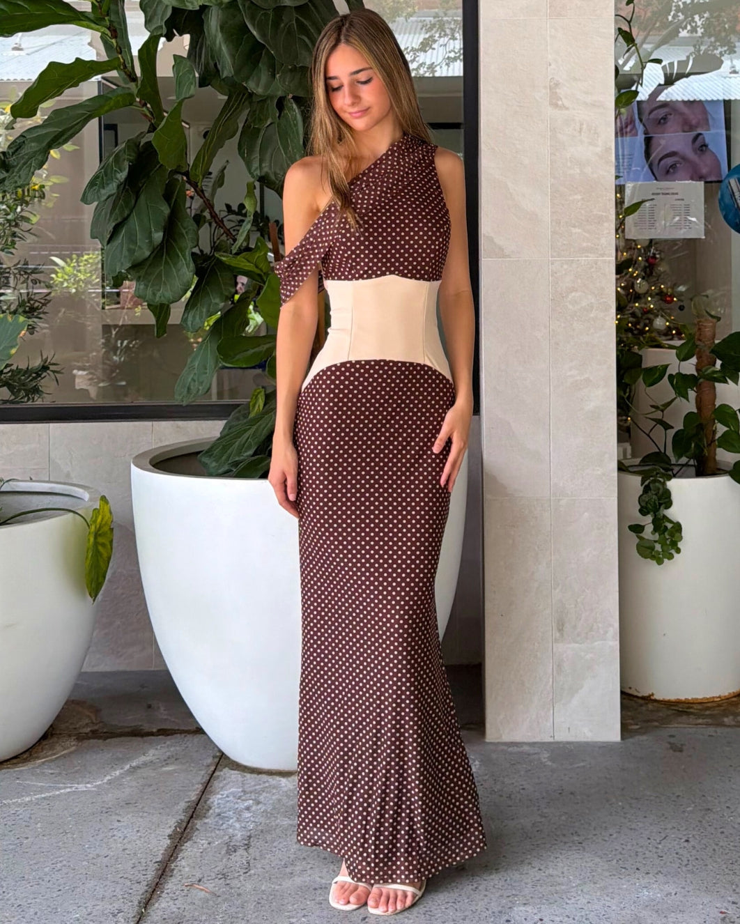Tammy Maxi Dress - Brown