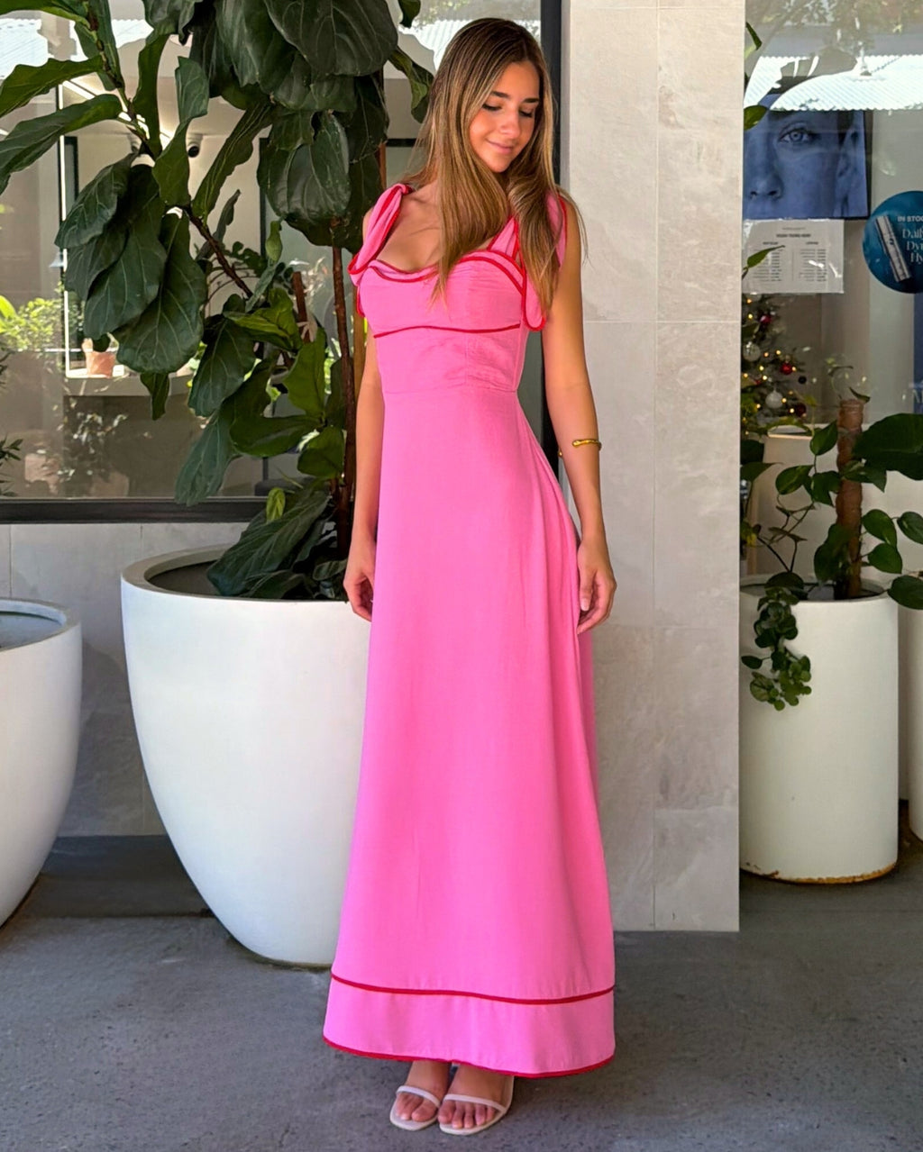 Florina Maxi Dress - Pink