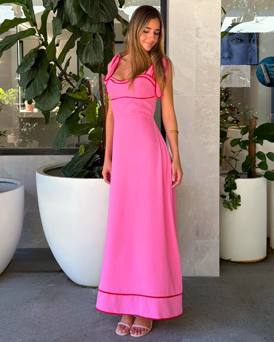 Florina Maxi Dress - Pink
