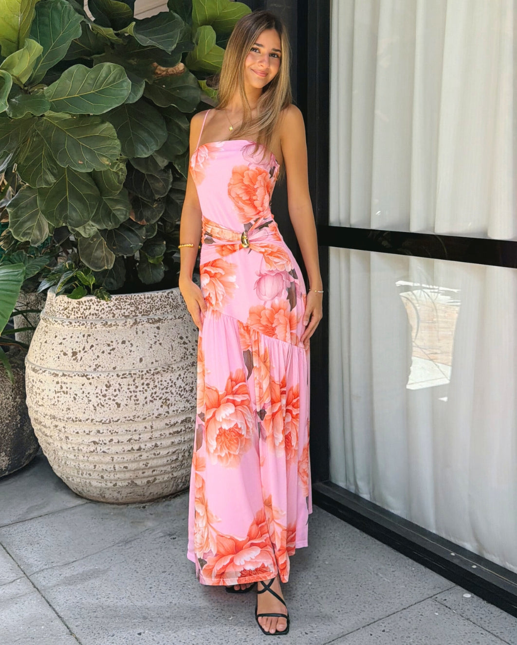 Elle Maxi Dress - Pink