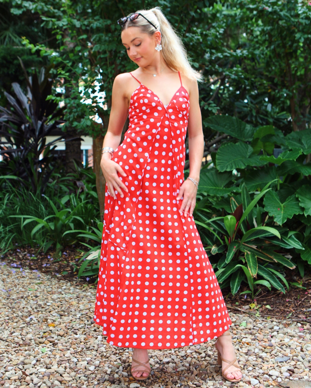 Rosita Maxi Dress - Red