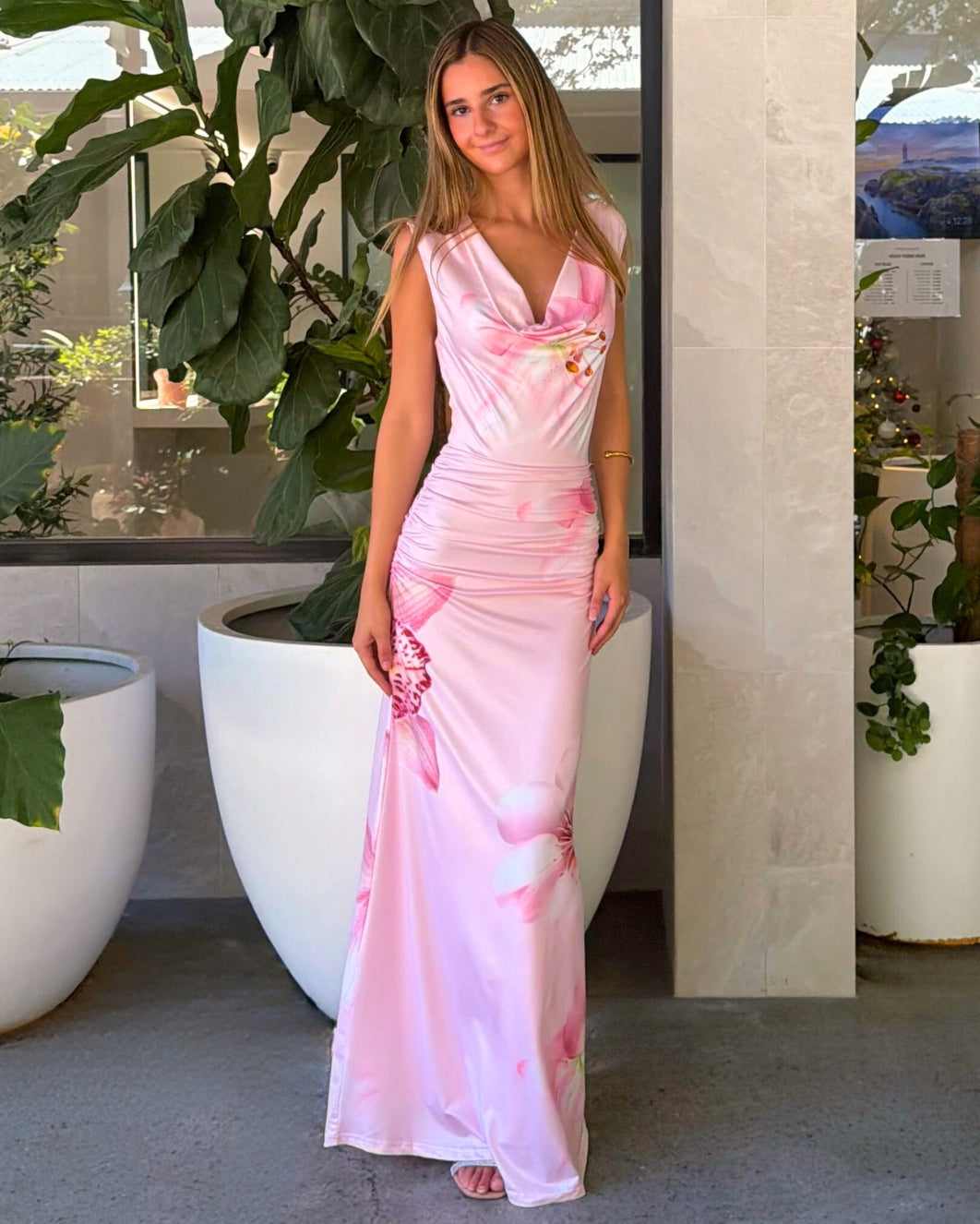 Calai Maxi Dress - Pink