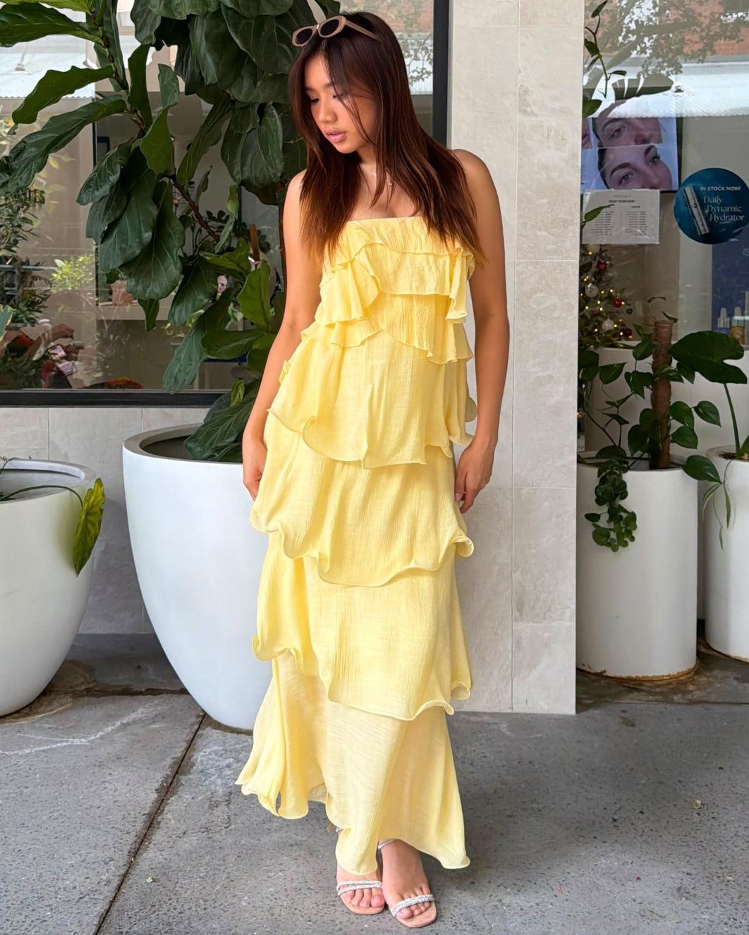 Harper Maxi Dress - Lemon