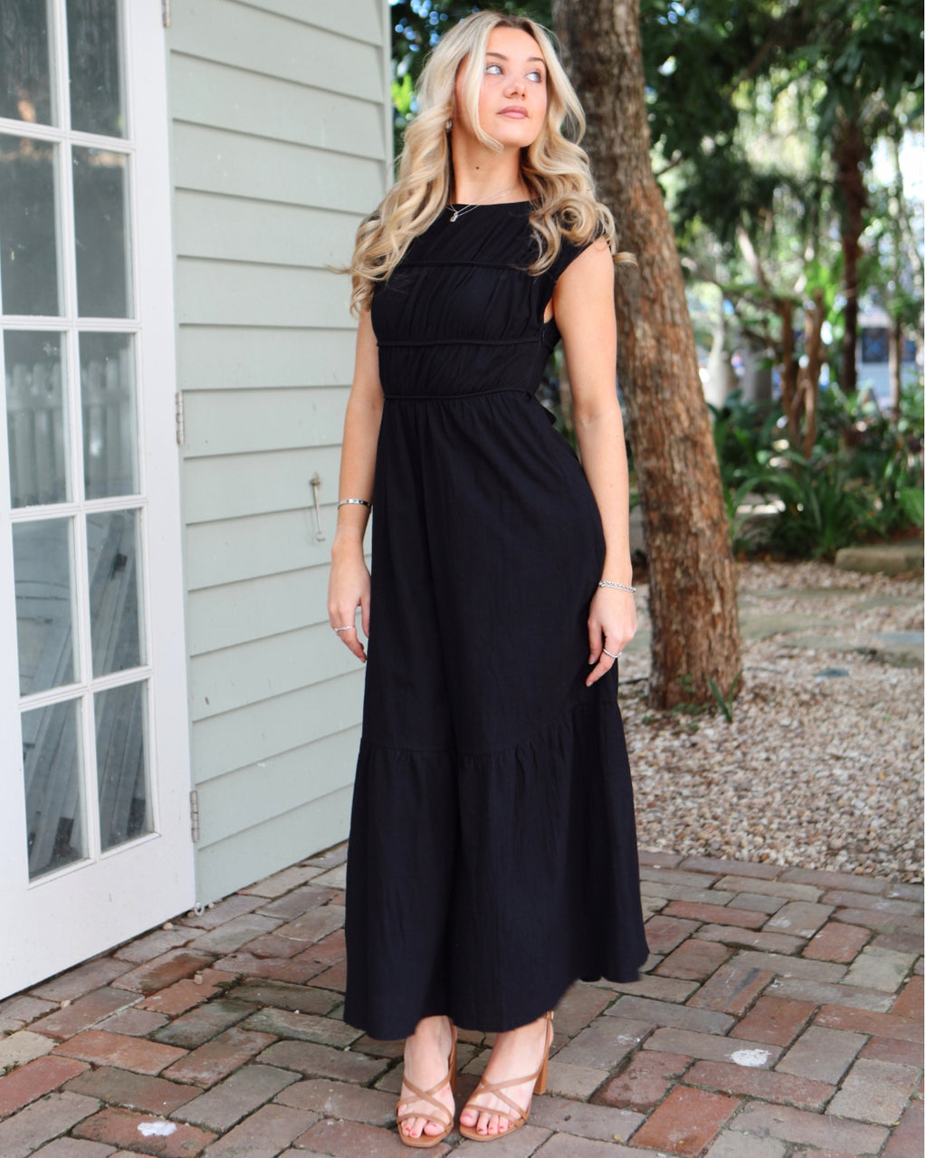 Krystel Maxi Dress - Black