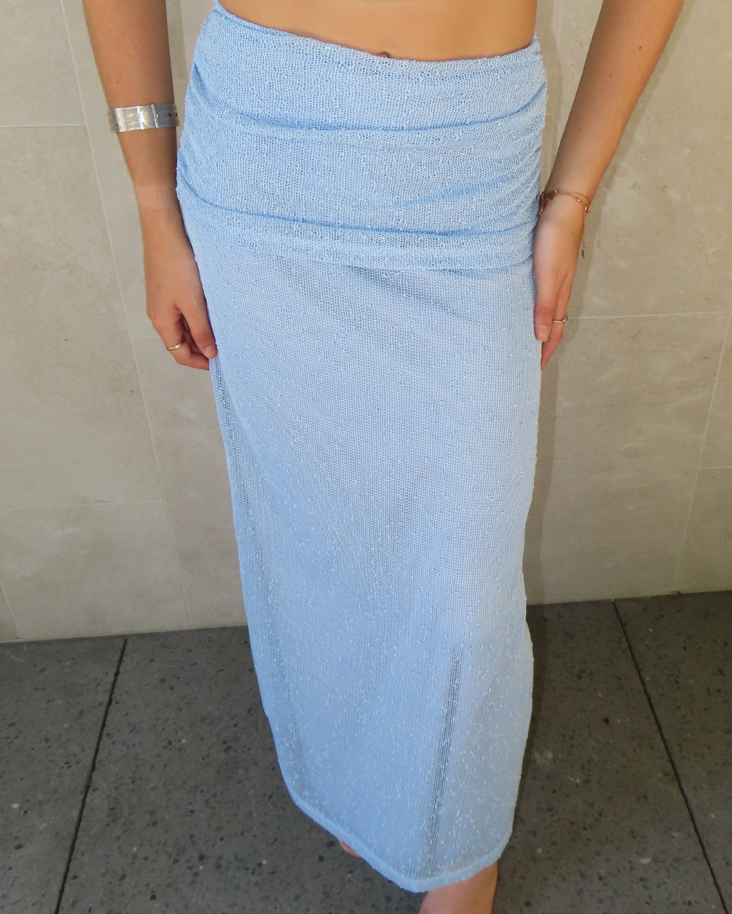 Montie Set Skirt - Blue