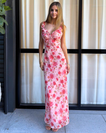 Saphira Maxi Dress - Pink