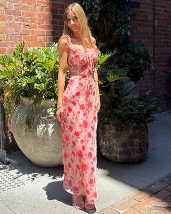 Saphira Maxi Dress - Pink