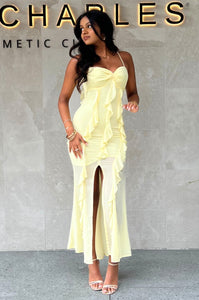 Tori Maxi Dress - Yellow